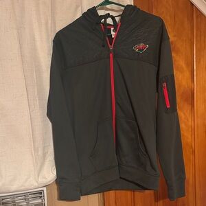 NHL Green Jacket with Red Trim